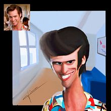 Ace Ventura. Een project van Digitale illustratie y Digitale tekening van Tiago Lima - 22.11.2023