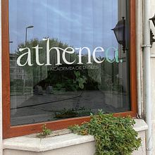 Logotype / Logotipo / Athenea. Design, Advertising, Br, ing, Identit, Graphic Design, T, pograph, Lettering, and Logo Design project by Ion Benítez - 04.10.2023
