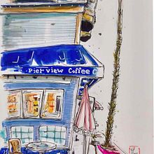 My project for course: Expressive Architectural Sketching with Colored Markers. Projekt z dziedziny Sketching,  R, sunek,  R, sunek architektoniczn, Sketchbook,  R i sunek atramentem użytkownika Kimberly Anne Dy Buncio - 22.11.2023