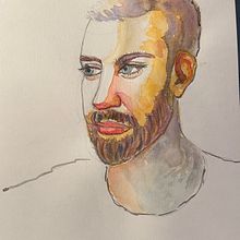 Mi proyecto del curso: Cuaderno de retratos en acuarela. Painting, Watercolor Painting, Portrait Drawing, and Sketchbook project by yxcnpqr2jd - 11.22.2023
