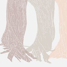 Three views of the same tree. Un progetto di Disegno digitale di Rodney Warren - 22.11.2023