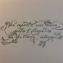 Il mio progetto del corso: Introduzione alle fioriture del corsivo inglese. Calligraph, Lettering, H, and Lettering project by danielapappalardo004 - 11.22.2023