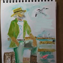 Mi proyecto del curso: Sketchbook para explorar tu estilo de dibujo. Een project van Traditionele illustratie,  Schetsen,  Creativiteit,  Tekening, Aquarelschilderen, Sketchbook y Schilderen met gouache van Joan Ignasi - 22.11.2023
