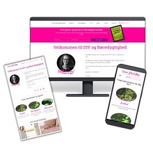 Website for ComeWhatMay. Web Design project by Rikke Merrild - 11.23.2023