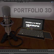 3D Portfolio. Design, 3D Modeling, 3D Animation, Rigging, Web Design, and Advertising project by Marco Maestro - 11.23.2023