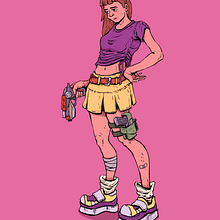 My project for course: Futuristic Character Illustration: From Concept to Creation. Un progetto di Illustrazione tradizionale, Character design, Disegno, Illustrazione digitale e Illustrazione con inchiostro di duttadurbar80 - 21.11.2023