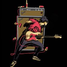 Proyecto: Banda Stone Sound. Traditional illustration, Digital Illustration, and Digital Drawing project by Victor Pajares Su - 11.21.2023