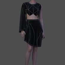 GAO - Geometric, Asymetric and Otoshianas. Fashion Design, Fashion Illustration	, 3D, and 3D Modeling project by Douglas Amorim - 11.24.2023