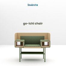 The Go-ichi Chair by Louiesto. Un proyecto de Diseño, creación de muebles					, Diseño industrial y Diseño de producto de Perry Estocado - 22.11.2023