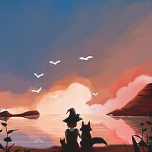 calm. Un progetto di Illustrazione digitale di fimi - 24.11.2023