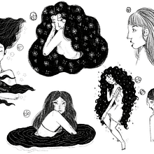 Meu projeto do curso: Técnicas de desenho tradicional com Procreate. Traditional illustration, Drawing, Digital Illustration, Portrait Drawing, and Digital Drawing project by Maria Eduarda Oliveira Gonçalves de Almeida - 11.24.2023