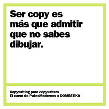 Mi proyecto del curso: Copywriting para copywriters. Un progetto di Pubblicità, Cop, writing, Stor, telling e Comunicazione di julianfersan427 - 25.11.2023