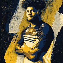 Robert Valentine - Special Sport cover on the Canberra Times newspaper. Projekt z dziedziny Grafika wektorowa, Design i Projektowanie graficzne użytkownika Douglas Lima - 25.11.2023