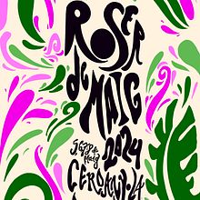 Cartell Roser de Maig. Disseny. Advertising project by gabriela parra - 11.25.2023