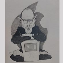 Meu projeto do curso: Retrato em caricatura com grafite. Un proyecto de Ilustración tradicional, Dibujo y Dibujo de Retrato de Lucimara Silva - 26.11.2023