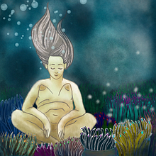 My project "Just breathe" for course: Creating a Compelling Animated Illustration in Adobe Fresco. Animation, 2D Animation, Digital Illustration, and Digital Drawing project by Dita Kaplanova - 11.26.2023