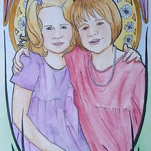Mein Abschlussprojekt für den Kurs: Illustrierte Porträts im Jugendstil. Traditional illustration, Fine Arts, Digital Illustration, Portrait Drawing, Artistic Drawing, Digital Drawing, and Digital Painting project by roxy2809 - 11.26.2023