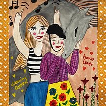 Mój projekt z kursu: Zabawna ilustracja z akwarelą i kolorowymi ołówkami. Un projet de Aquarelle, Dessin de portrait, Dessin aux cra , et ons de couleur de Jolanta Jaroszewska - 26.11.2023
