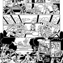 Mi proyecto del curso: Storytelling para cómics: explora acción y perspectiva. Comic, Pencil Drawing, Drawing, Stor, telling, Stor, board, Digital Drawing & Ink Illustration project by Carlos Cardozo - 11.26.2023