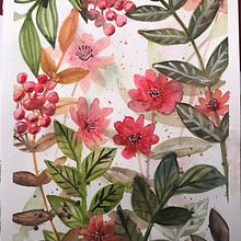 Mój projekt z kursu: Piękno akwarelowych kwiatów: poczuj więź z naturą. Traditional illustration, Painting, Watercolor Painting, and Botanical Illustration project by Karo - 11.25.2023