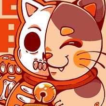 Maneki Neko . Een project van Marketing, Digitale illustratie, Digitale tekening, Business y Traditionele illustratie van Sofía Mengoni - 24.11.2023