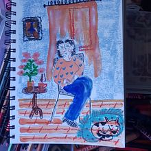 Mi proyecto del curso: Sketchbook para explorar tu estilo de dibujo. Traditional illustration, Sketching, Creativit, Drawing, Watercolor Painting, Sketchbook, Gouache Painting, and Design project by Yesica Anaya - 11.26.2023