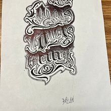My project for course: Tattoo Lettering. Projekt z dziedziny  Kaligrafia, T, pografia i Projektowanie tatuaż użytkownika alan22663 - 16.08.2023