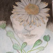 Mein Abschlussprojekt für den Kurs: Kreatives Porträt in Chiaroscuro mit Bleistift. Traditional illustration, Pencil Drawing, Portrait Drawing, Artistic Drawing, and Colored Pencil Drawing project by Sylvie Schmit - 11.27.2023