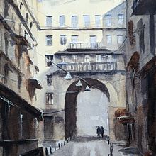 My project for course: Expressive Watercolor Painting: Create Compelling Illustrations . Arte plastice, Pictura și Pictură în acuarelă de marisabell_krapka - 11.27.2023