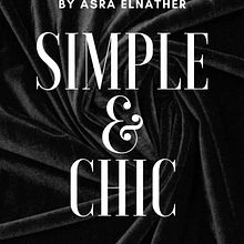 Simple and chic . Un projet de Design  de Asra Elnather - 27.11.2023