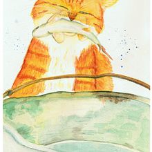 Mi proyecto del curso: Retratos expresivos de animales en acuarela. Traditional illustration, Watercolor Painting, Realistic Drawing, and Naturalistic Illustration project by ya_sandoval - 11.27.2023