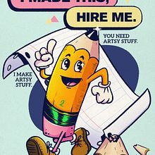 I made this.. Digital Illustration, Design, and Character Design project by Andrea Elizondo Hernández - 11.28.2023