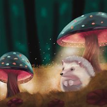 Mój projekt z kursu: Nastrojowe sceny w Procreate: maluj kolorem i światłem. Un projet de Illustration numérique de Ewelina Nanowska - 27.11.2023