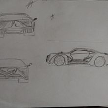 dibujos de coches que imagino . Sketching, and Automotive Design project by Romell Durand - 11.28.2023