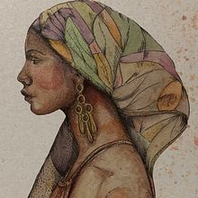 Mi proyecto del curso: Retrato ilustrado en acuarela. Traditional illustration, Fine Arts, Painting, Drawing, Watercolor Painting, Portrait Drawing, and Artistic Drawing project by Lucía Peláez - 11.28.2023