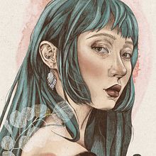 Mi proyecto del curso: Retrato ilustrado con Procreate. Traditional illustration, Digital Illustration, Portrait Drawing, and Vector Illustration project by Esther Charro Rivera - 11.26.2023