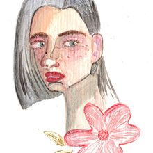 Mi proyecto del curso: Retrato ilustrado en acuarela. Traditional illustration, Fine Arts, Painting, Drawing, Watercolor Painting, Portrait Drawing, and Artistic Drawing project by Yesica Anaya - 11.28.2023