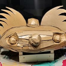 Mon projet du cours : Sculptures en carton pour débutants. Character Design, Arts, Crafts, Fine Arts, and Sculpture project by scoobycroo - 11.26.2023