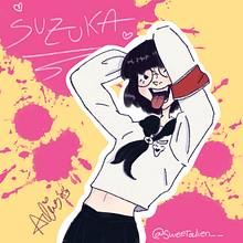 Ilustración Suzuka  . Ilustrasi Digital, Menggambar, Dan Gambar Digital proyek oleh Laia Santiago Raja - 11.20.2023