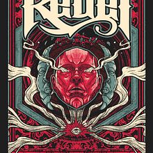 REBEL- GIG POSTER & T-SHIRT . Design, Digital Illustration, Screen Printing, Poster Design, and Music Production project by tito artz - 12.11.2022