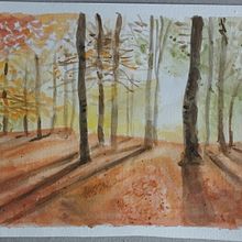 My project for course: Dreamy Watercolor Landscapes: Paint with Light. Un proyecto de Pintura y Pintura a la acuarela de Ismini Mylona - 30.11.2023