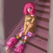 Dibujito de un OC :). Digital Illustration, Digital Drawing, and Character Design project by Laia Santiago Raja - 11.30.2023