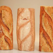 Grumpy Ceramic Baguette. Arts, and Crafts project by Garbo Zhu - 12.01.2023