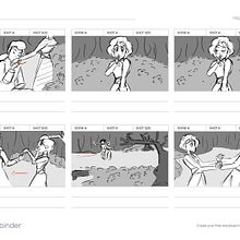 Storyboards 📄✍️. Stor, board, Stor, telling, Script, and Animation project by Karla R. López - 12.01.2023