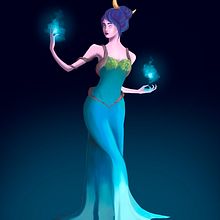 My project for course: Stylized Character Illustration: From Reference to Drawing. Un progetto di Illustrazione tradizionale, Character design e Illustrazione digitale di aestheral - 01.12.2023