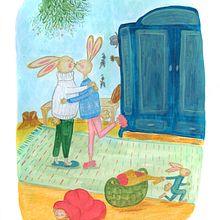 Mein Abschlussprojekt für den Kurs: Illustration von Kinderbüchern: Eine Geschichte in einem Moment. Traditional illustration, Drawing, Children's Illustration, Acr, lic Painting, Picturebook, and Colored Pencil Drawing project by Maria Haas - 12.02.2023