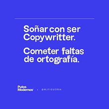Presentación Putos Modernos. Een project van  Reclame,  Ontwerp, Cop, writing y Marketing van majofima - 02.12.2023