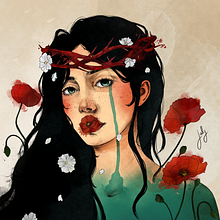 Mi proyecto del curso: Técnicas de ilustración con acuarela digital. Traditional illustration, Digital Illustration, Watercolor Painting, Portrait Drawing, and Digital Drawing project by Juliana Calle Puerta - 12.02.2023