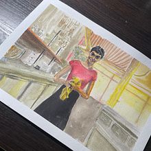 Mój projekt z kursu: Ilustracja akwarelowa: odtwórz swoje najbardziej kultowe sceny z filmów. Un progetto di Illustrazione tradizionale, Belle arti, Pittura e Pittura ad acquerello di ald84 - 03.12.2023