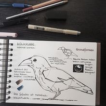 Sketchbook Drawings. Sketchbook project by Carina Alexandra Richter - 12.03.2023
